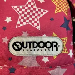 OUTDOOR PRODUCTS 星柄リュック ピンク　中古品