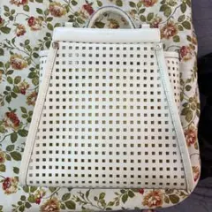 PELLE BORSA メッシュデザイン ハンドバッグ