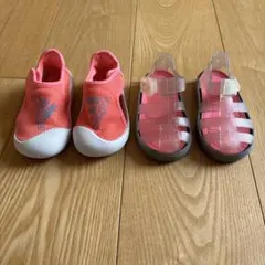 adidas igor キッズ　ベビー　サンダル　2点セット