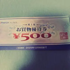 ヤマダ電機　お買物優待券　3000円