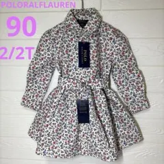 【新品】ポロラルフローレン 小花柄ワンピース 2T 90 上品デザイン