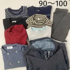 【まとめ売り】子供服90〜100 長袖9点ZARA familiar 他