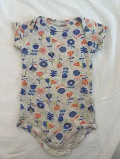 OCEAN & GROUND 花柄ロンパース 70