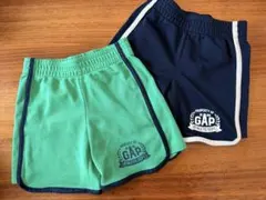 babyGap 半ズボン 3歳 緑・紺 2色セット