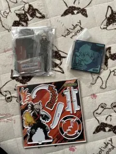 爆豪勝己・緑谷出久 アクリルスタンド・缶バッジセット