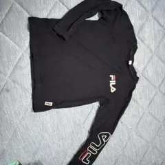 FILA 長袖カットソー ブラック