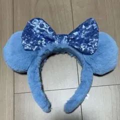 青　ミッキー耳カチューシャ　ディズニー