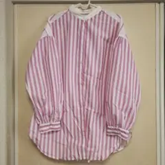 ⭐新品未着用⭐AMERICAN HOLIC ピンクストライプ シャツ（L）