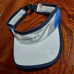 LUCENT サンバイザー ホワイト/グレー/ブルー テニス