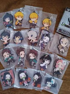 鬼滅の刃　ラバーストラップ　一番くじ　F賞　きゅんキャラ　ラバスト　ラバマス　壱