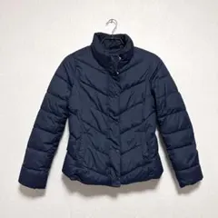 【Gap】ギャップ　ショート丈　ジャンパー　ネイビー　Sのサムネイル