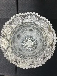 Bohemia Glass 보헤미아 유리 꽃병 크리스탈 미사용 보관품