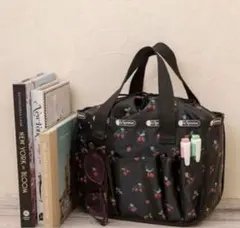【新品】LESPORTSAC レスポ―トサック 収納BOX トートバッグいちご柄