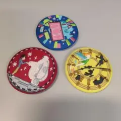 ディズニー刺繍缶バッチ　3個セット