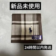 POLO RALPH LAUREN 紳士 ハンカチ チェック柄 新品 未使用のサムネイル