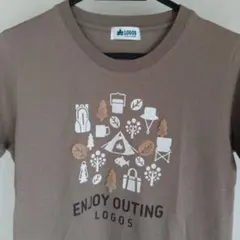 LOGOS アウトドアグラフィックTシャツ 半袖 カーキのサムネイル