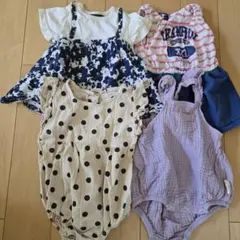 ☆女の子☆80サイズ夏用ロンパース4点セット