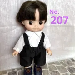 207⭐️サスペンダー付きズボンとワイシャツ（ホルンくん　あおくん）