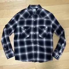 Wrangler × BEAMS チェック柄ネルシャツ