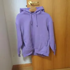 GU プルオーバーパーカー パープル S 사이즈