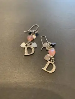 ディオール DIOR ピアス CD シルバー スター ロゴ 耳 キラキラ フック ディオール DIOR ピアス CD シルバー スター ロゴ 耳 キラキラ