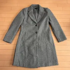 ZARA グレー チェスターコート Lサイズ