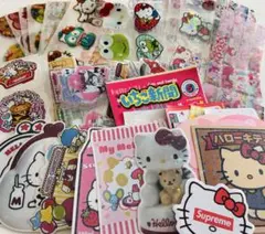 激レア /サンリオ ローズ柄リフィル 6穴 ホルダーシール2枚入り 2000年