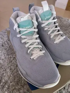 ASICS NOVA SURGE3 グレー ハイカット バスケットシューズ