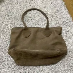 ブラウン スエード トートバッグ　brandy melville