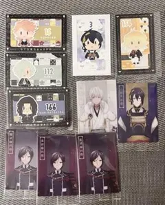 刀剣乱舞　薬研　三日月　鶴丸　カード類　まとめ売り　ぽちくじ　半券