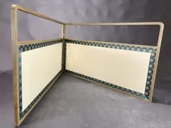 割引❣️「母」 金砂子 銀揉み 両面 替え襖 風炉先屏風 元箱 （205①） 母」 金砂子 銀揉み 両面 替え襖 風炉先屏風 元箱 （205①