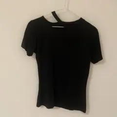 ブラック 半袖 Tシャツ FREEサイズ