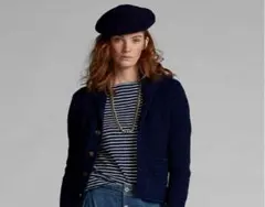 RRL インディゴ ボーダー Double RL ボートネック ダブルアールエル