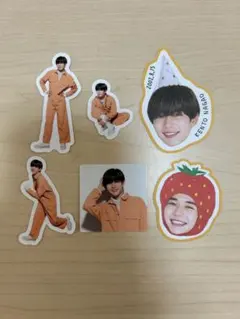 長尾謙杜 なにわ男子 フレークシール ポートレートシリーズ 2022 切り抜き