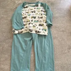 【試着後洗濯】車　働く車　工事車両　パジャマ　110センチ