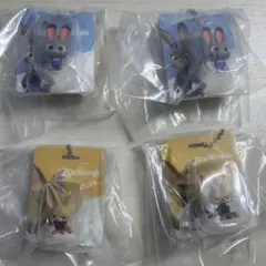 ズートピア ジュディ フィニック ブリスターチャームコレクション4個セット