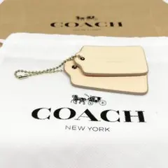 【COACH】 コーチ　チャーム　キーリング　キーホルダー　ベージュカラーのサムネイル