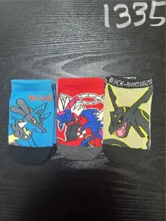 ポケットモンスター新品靴下3枚セットサイズ15-20