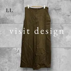 ヴィジットデザイン パンツ ゆったり 大きいサイズ ワイド 楽ちん カジュアル