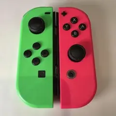 Nintendo Switch ジョイコン グリーン/ピンク ジャンク品