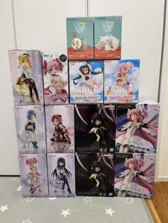 新品未開封』今月限り！まぎマギ＆らき☆すた＆NIKKE等フィギュア25点