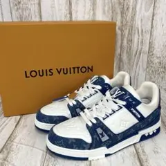 nm-1215)ルイヴィトン LV トレーナー スニーカーズ デニム モノグラム