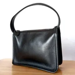 agnès b. VOYAGE ハンドバッグ レザー ブラック 日本製