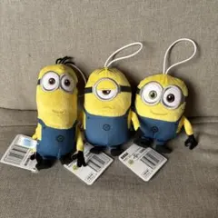 ミニオン マスコット ケビン ボブ スチュアート 3種セット