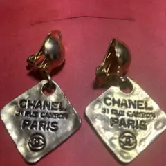 本日3000円引き！！ヴィンテージCHANELシルバーピアス - メルカリ