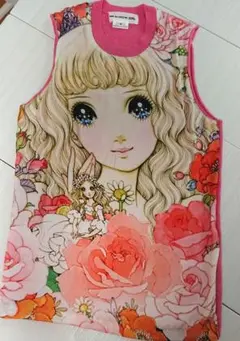 名作2018ss コムデギャルソン×高橋真琴 コラボ プリント変形ワンピース 希少 高橋真琴 コムデギャルソン ワンピース - メルカリ