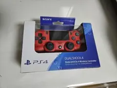 【ジャンク】DUALSHOCK 4 ワイヤレスコントローラー マグマレッド