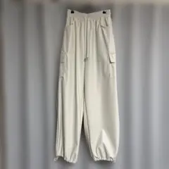 irury カーゴパンツ ドローストリング付き