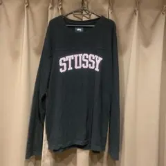 STUSSY ブラック 長袖カットソー L