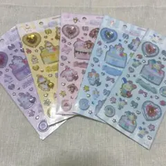 ５枚セット　サンリオ　キラキラジュエルシール